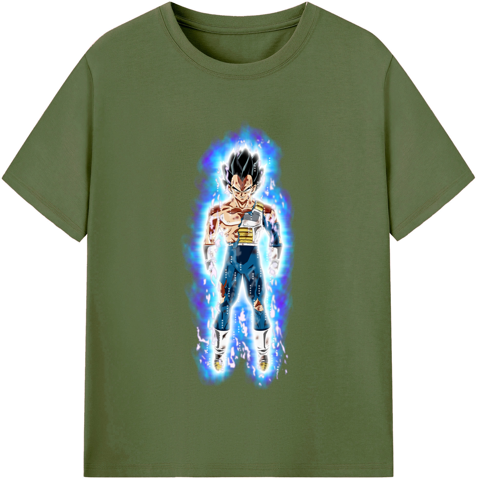 （画像用） ドラゴンボール ベジータ四世（Bejīta Yonsei）DRAGON BALL Vegeta IV 綿100％半袖Tシャツ（フロントプリント）